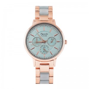 Alexandre Christie AC 2A31 Rosegold Light Blue BFBRGDG